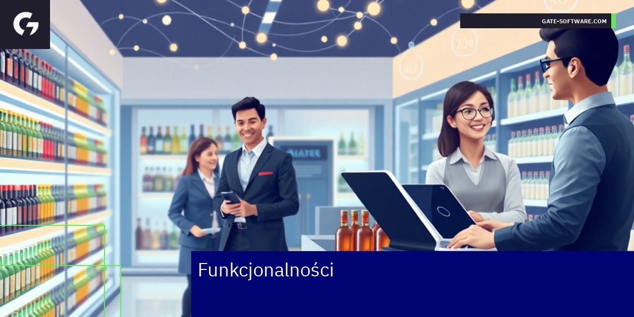 Interfejs systemu z narzędziami do zarządzania alkoholem