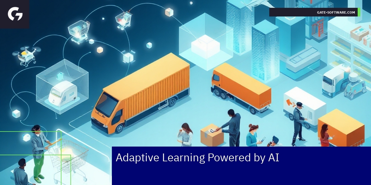 AI analyzing learner data for personalized education