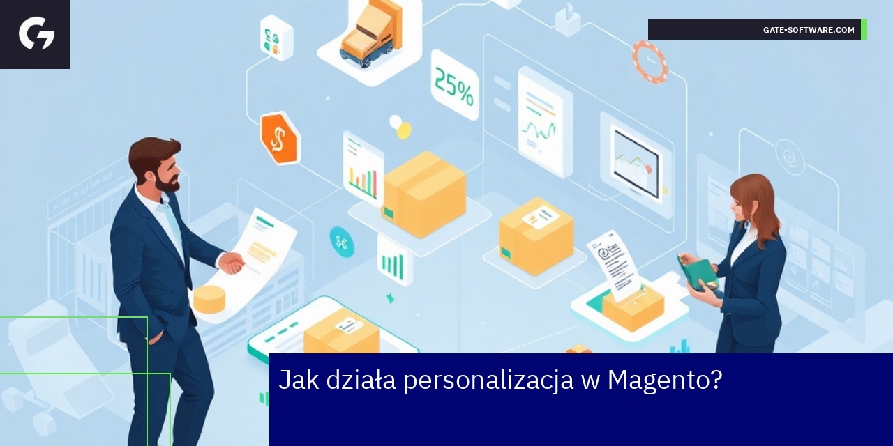 Grafika przedstawiająca personalizację w Magento B2B