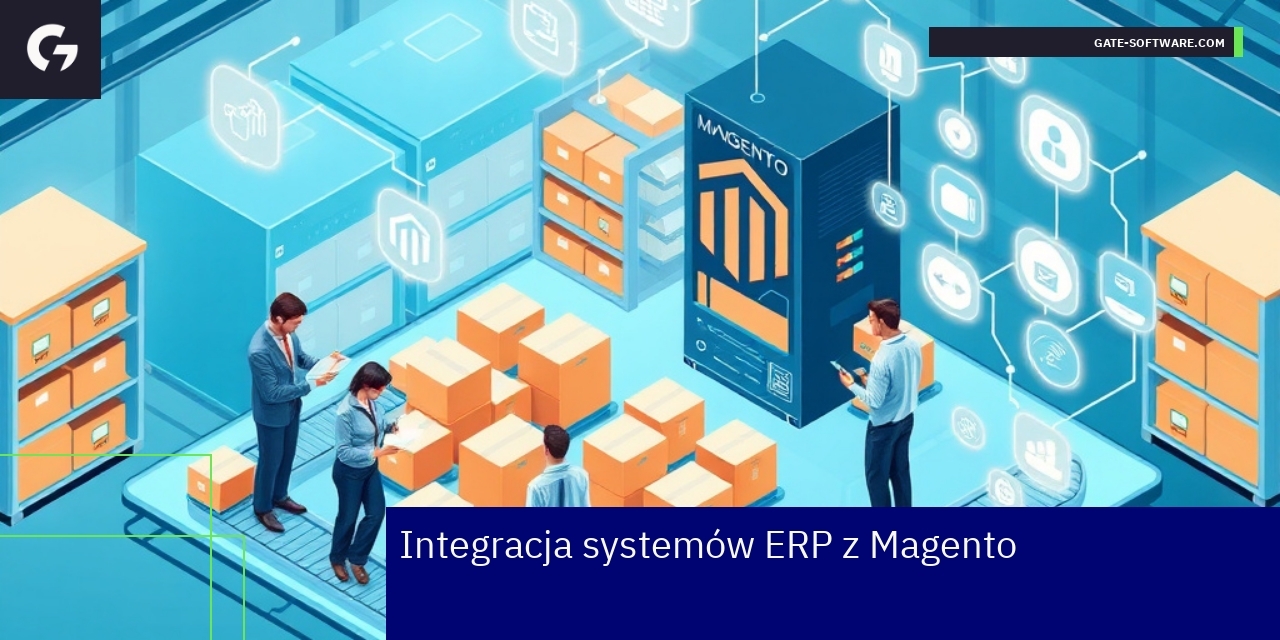 Schemat integracji systemów ERP i Magento