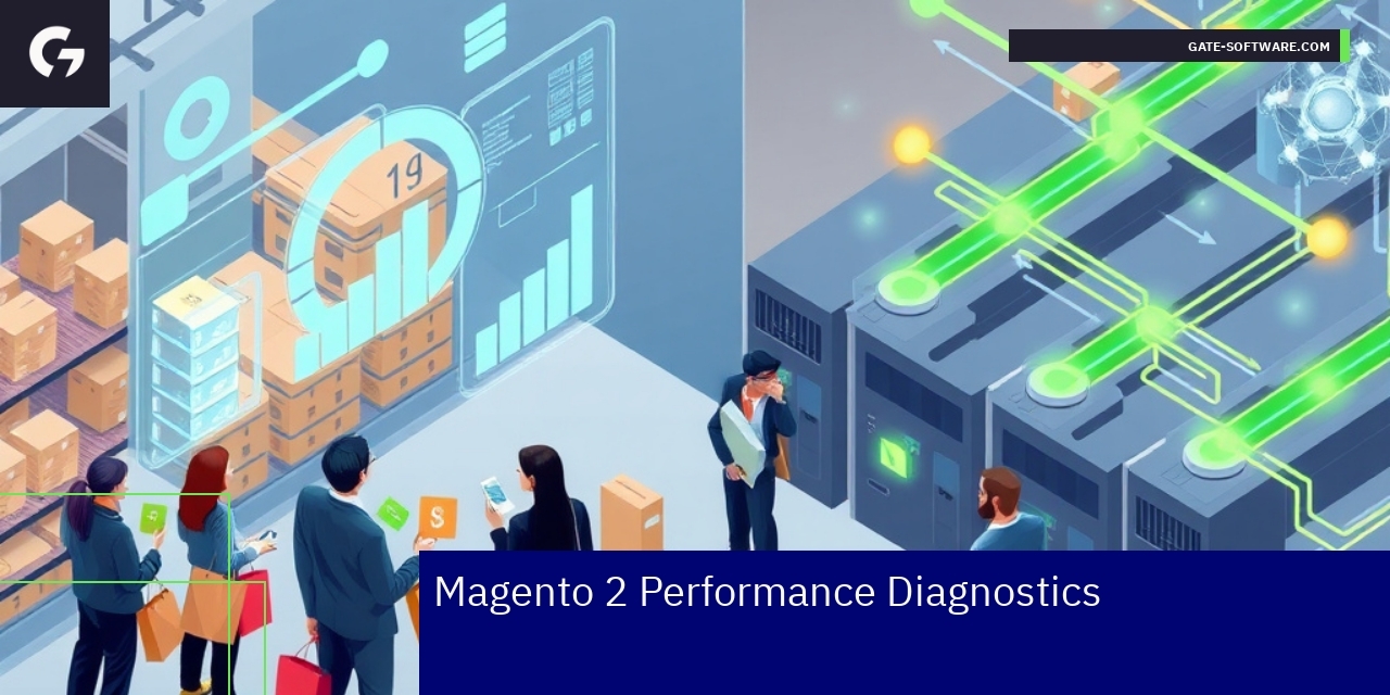 Diagram showing Magento 2 performance layers and cache