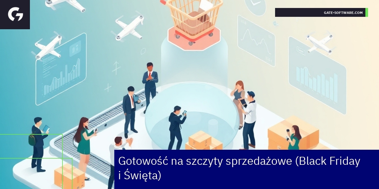 Grafika przedstawiająca strategię sprzedaży i rozwój sklepu