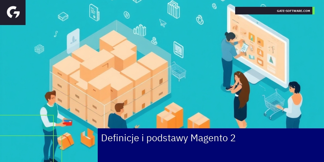 Schemat Magento 2 z elementami UX i interfejsu użytkownika
