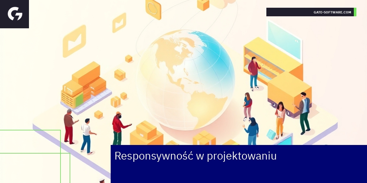 Ekran komputera z responsywnym interfejsem sklepu