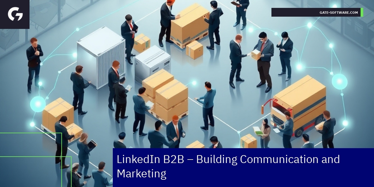 LinkedIn interface showing B2B sales automation tools