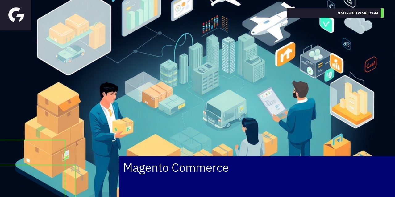 Schemat funkcji i korzyści platformy Magento Commerce