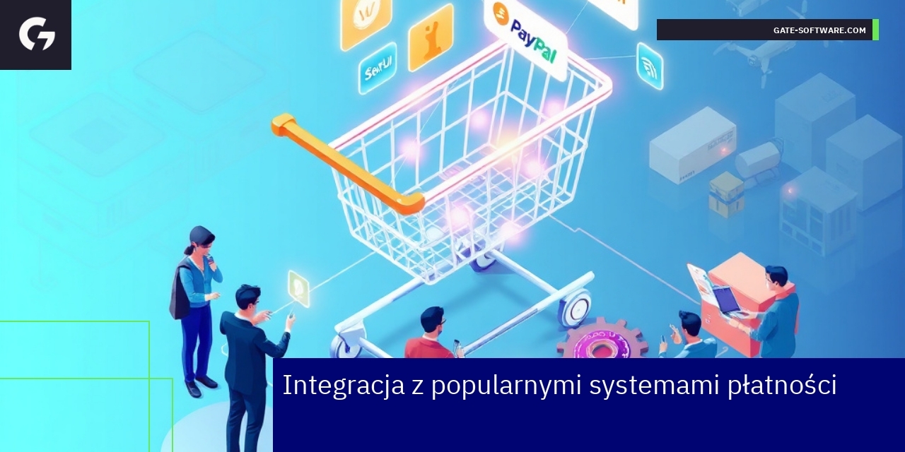 Integracja systemów płatności w Magento 2 Ikony popularnych systemów płatności i symbol bezpieczeństwa