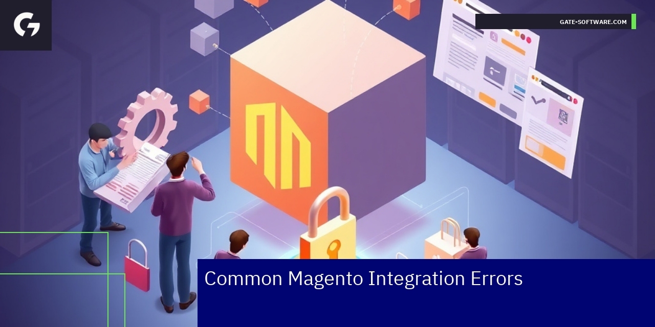 Magento 2 error icons and troubleshooting symbols