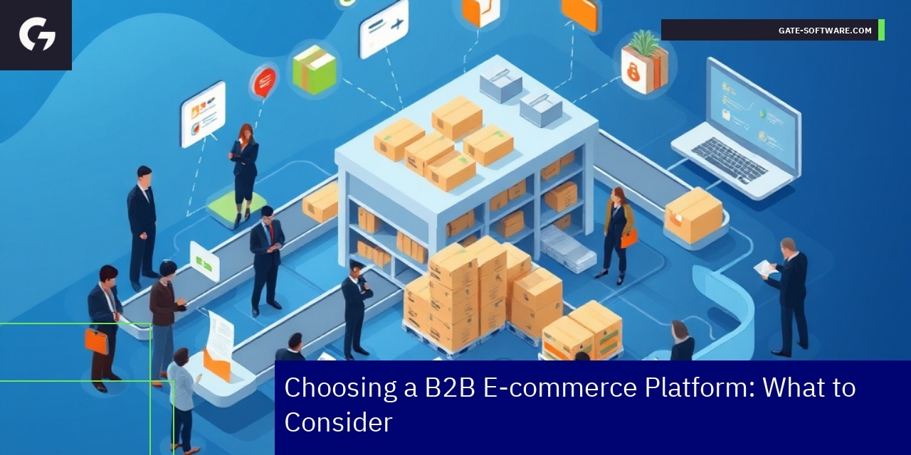Business people using digital e-commerce platform interface