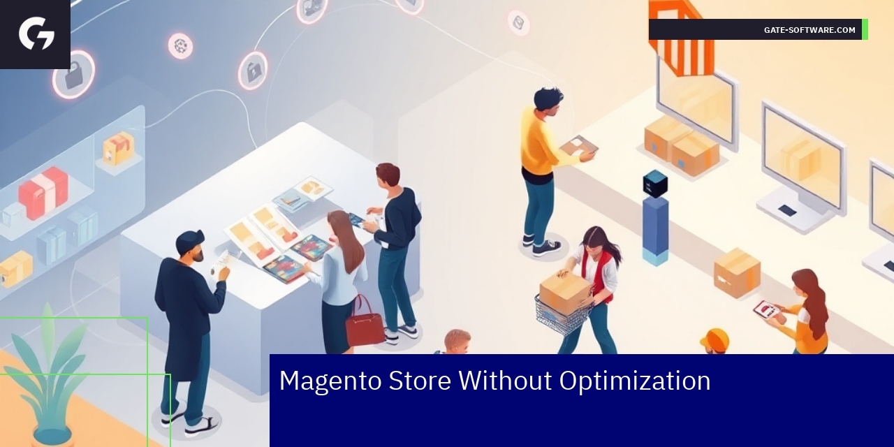 Chart showing Magento store speed and metrics