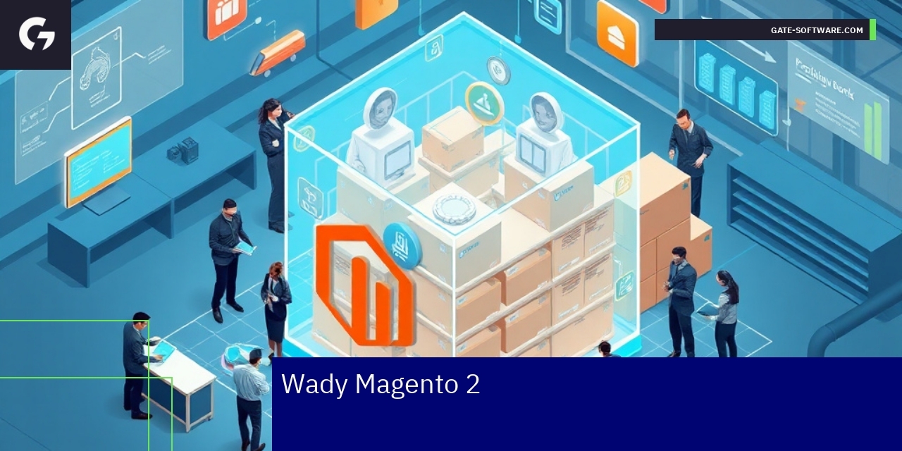 Schemat przedstawiający zarządzanie w Magento 2