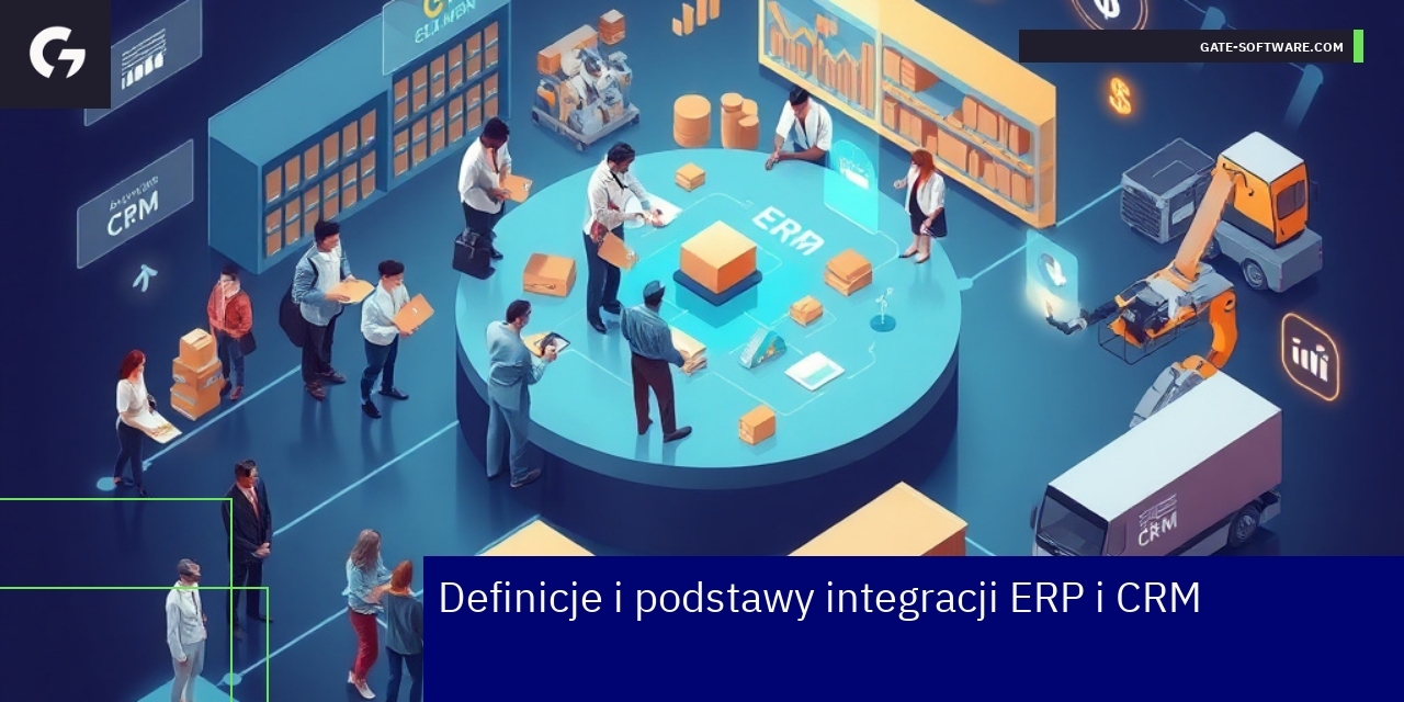 Schemat integracji ERP i CRM w firmie