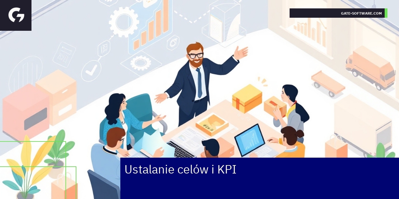Schemat przedstawiający KPI i cele projektowe
