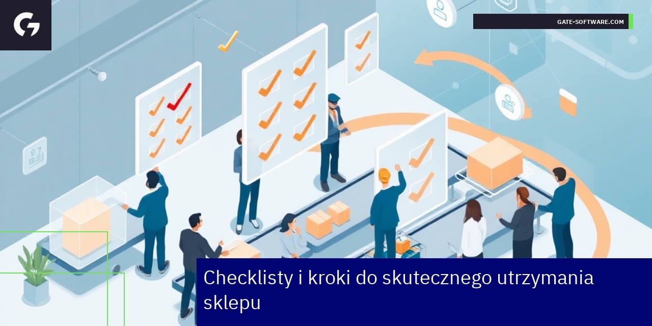Kroki i checklisty do skutecznego utrzymania sklepu Lista checklist i kroków do utrzymania sklepu internetowego