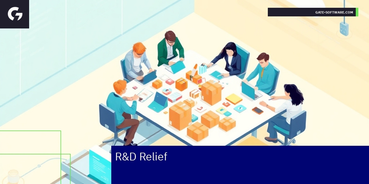 R&D Relief Benefits for B2B Innovation Business professionals discussing R&D tax relief benefits