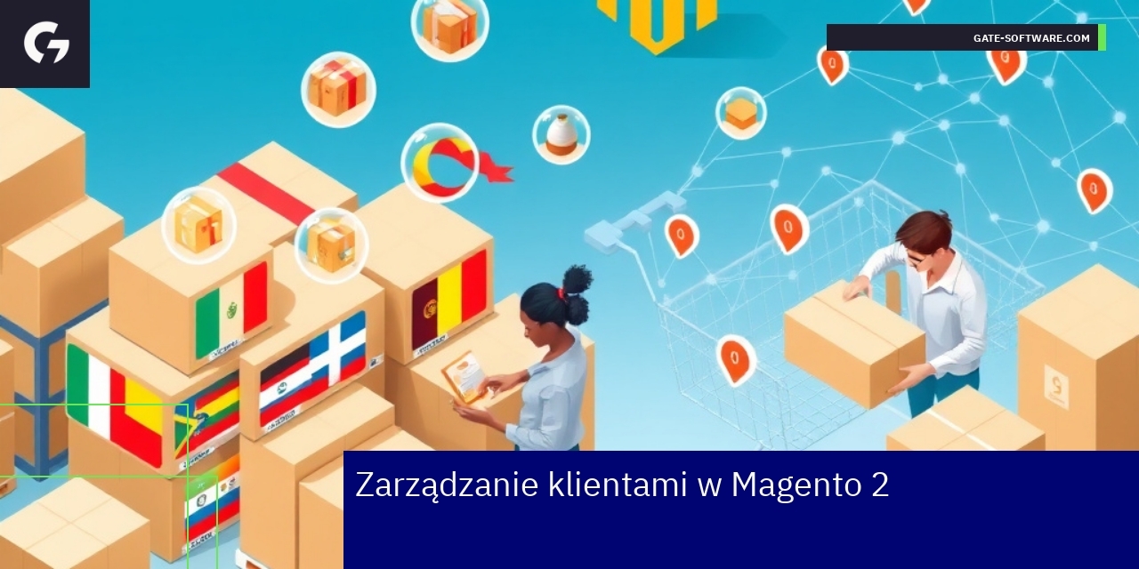 Interfejs Magento 2 z obsługą klientów i płatności