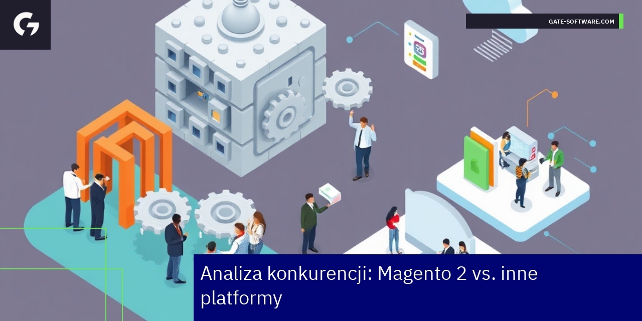 Porównanie Magento 2, WooCommerce i Shopify na wykresie