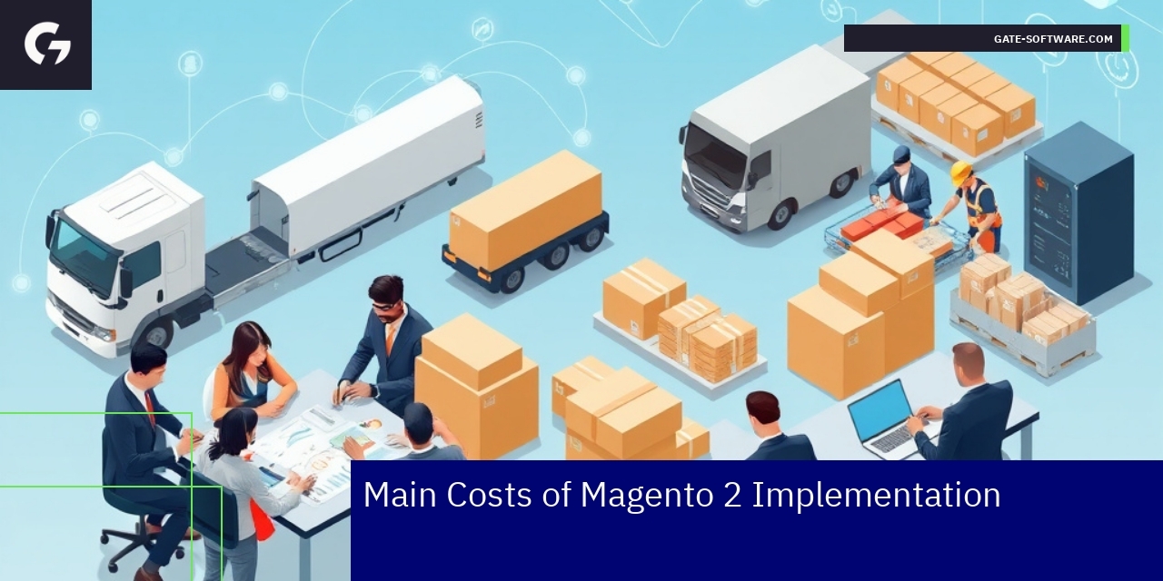 Illustration of Magento 2 B2B cost factors