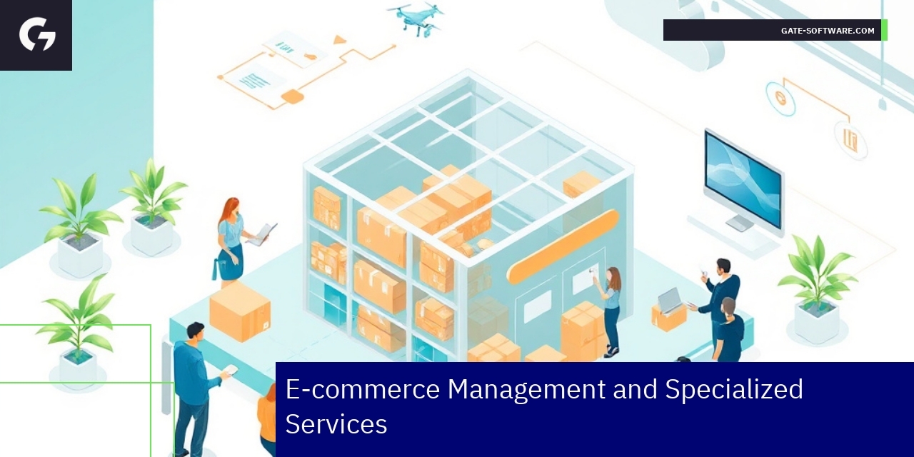 Diagram showing ecommerce management and automation