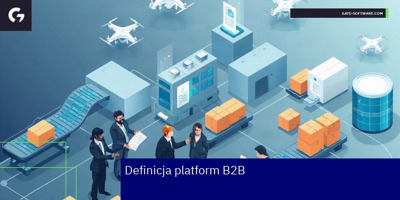 Schemat działania platformy B2B w biznesie