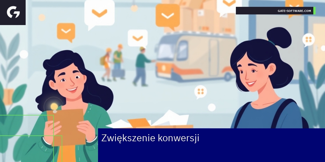 Schemat powiadomień i wzrostu konwersji w e-commerce