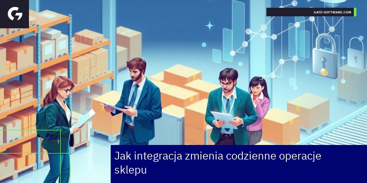 Schemat integracji ERP i zarządzania magazynem