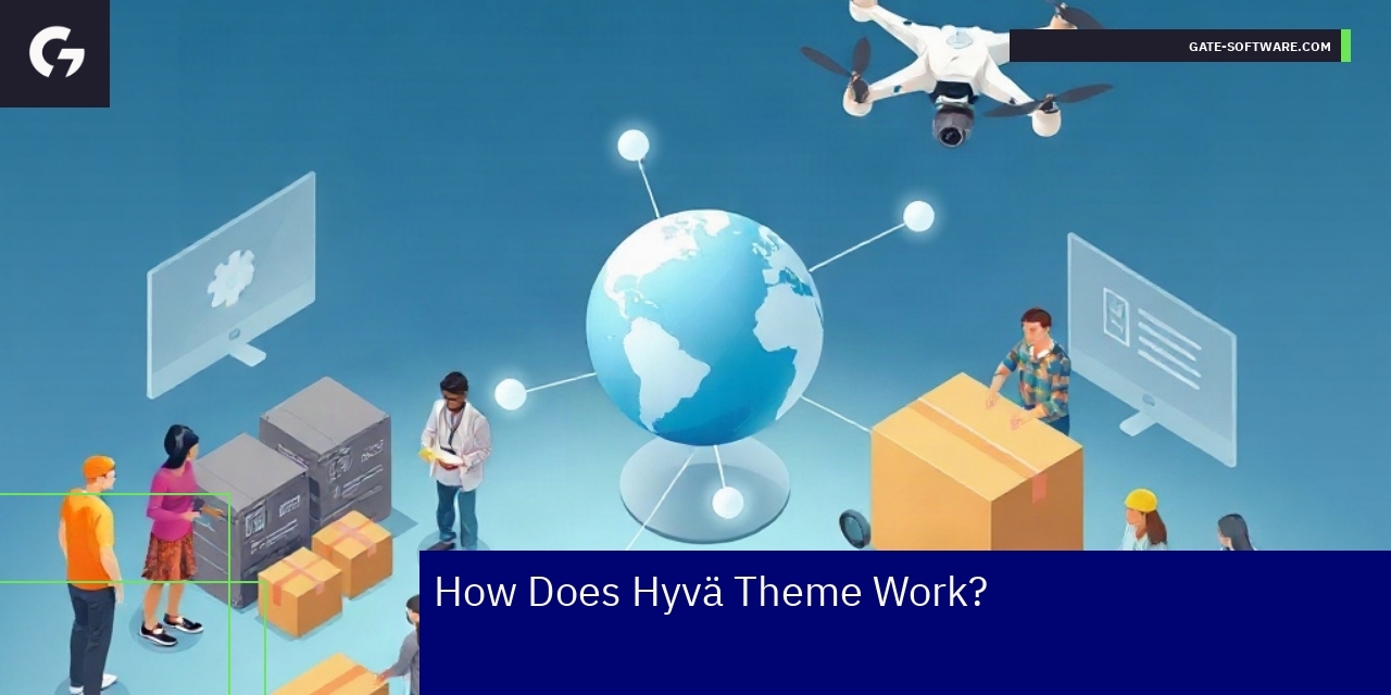 Diagram of Hyvä Theme frontend architecture