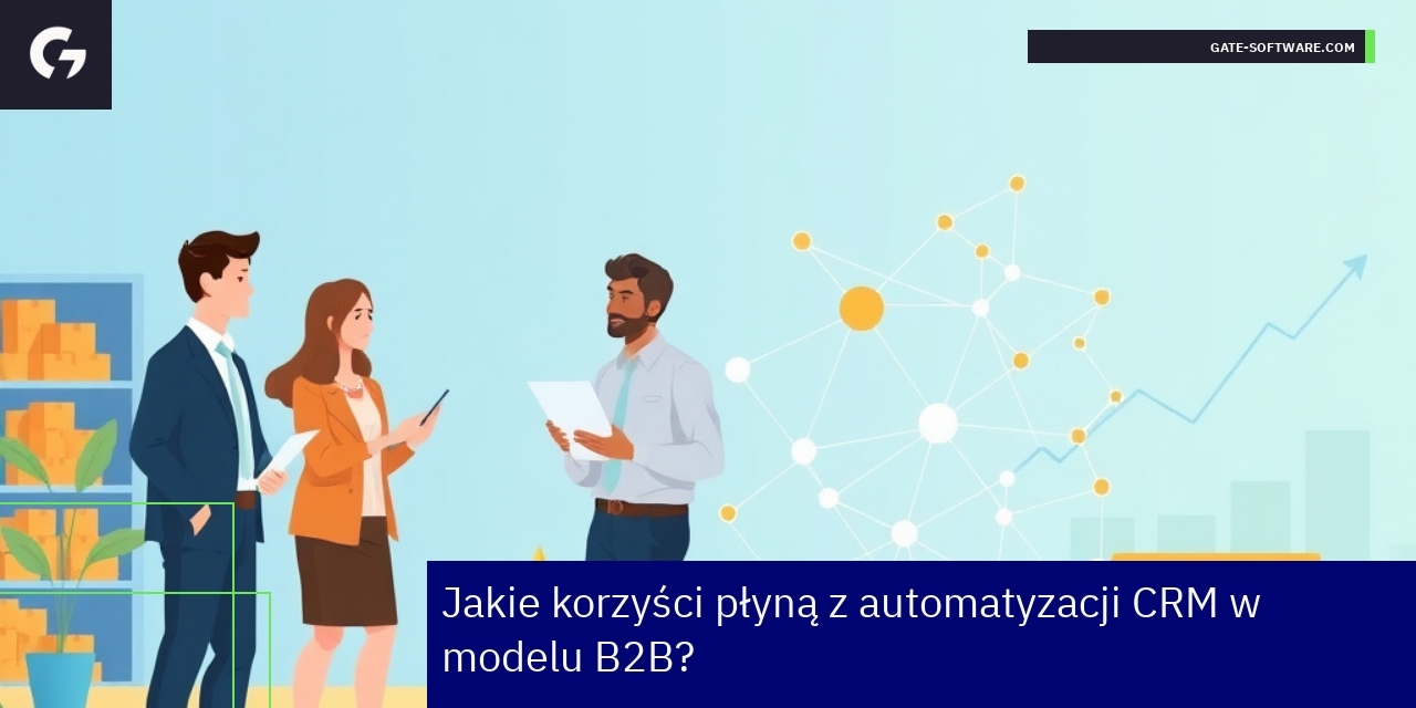 Schemat automatyzacji CRM w biznesie B2B