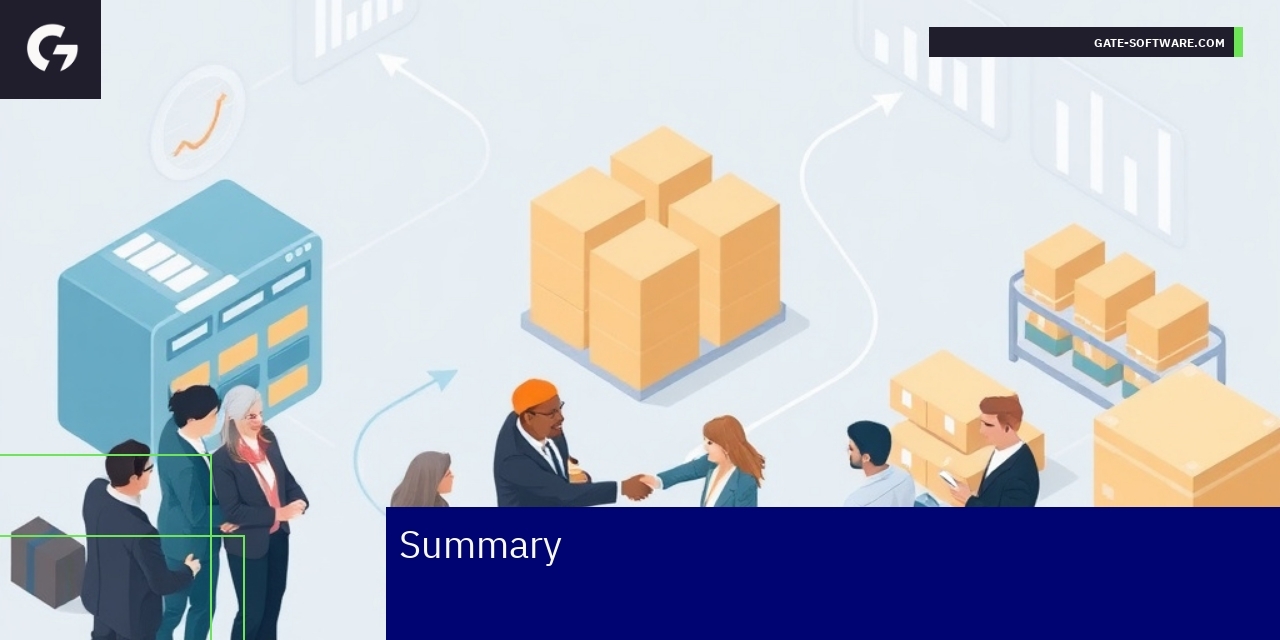 Illustration of B2B ecommerce tools and growth