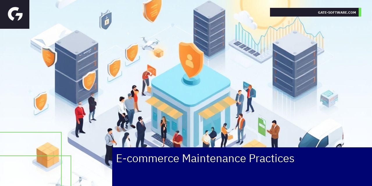 E-commerce maintenance and performance optimization chart