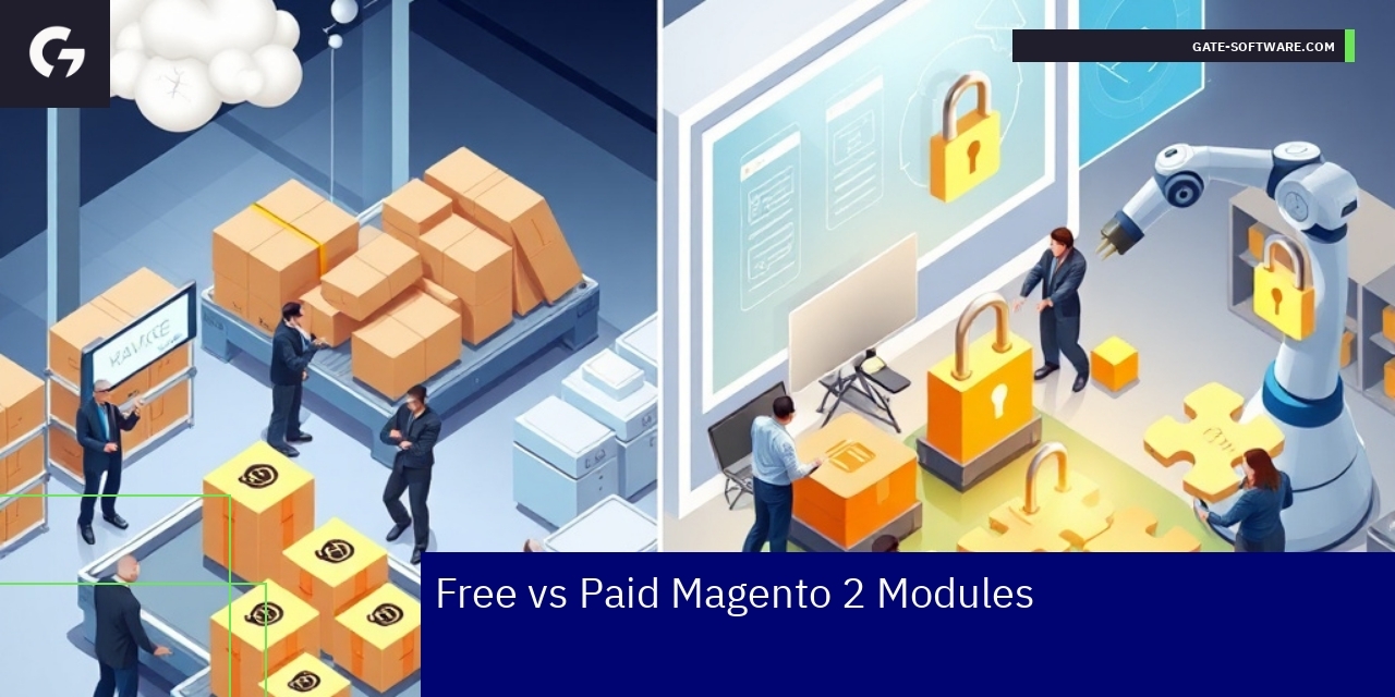 Graphic showing Magento 2 module types comparison