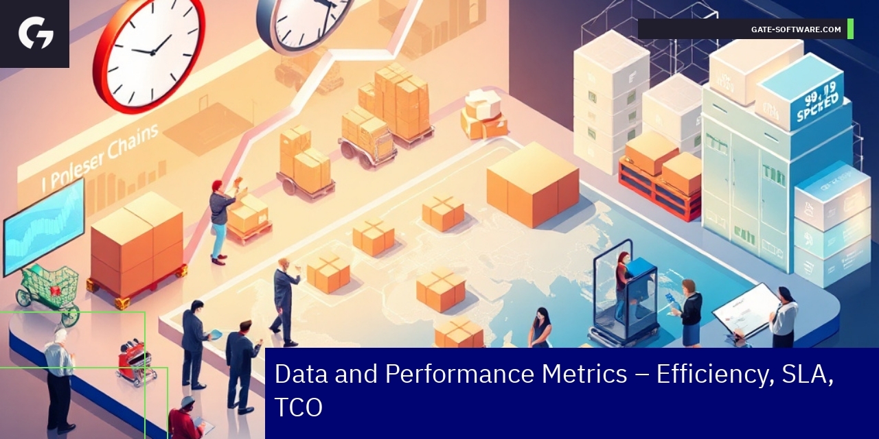 Graph showcasing key metrics and performance data
