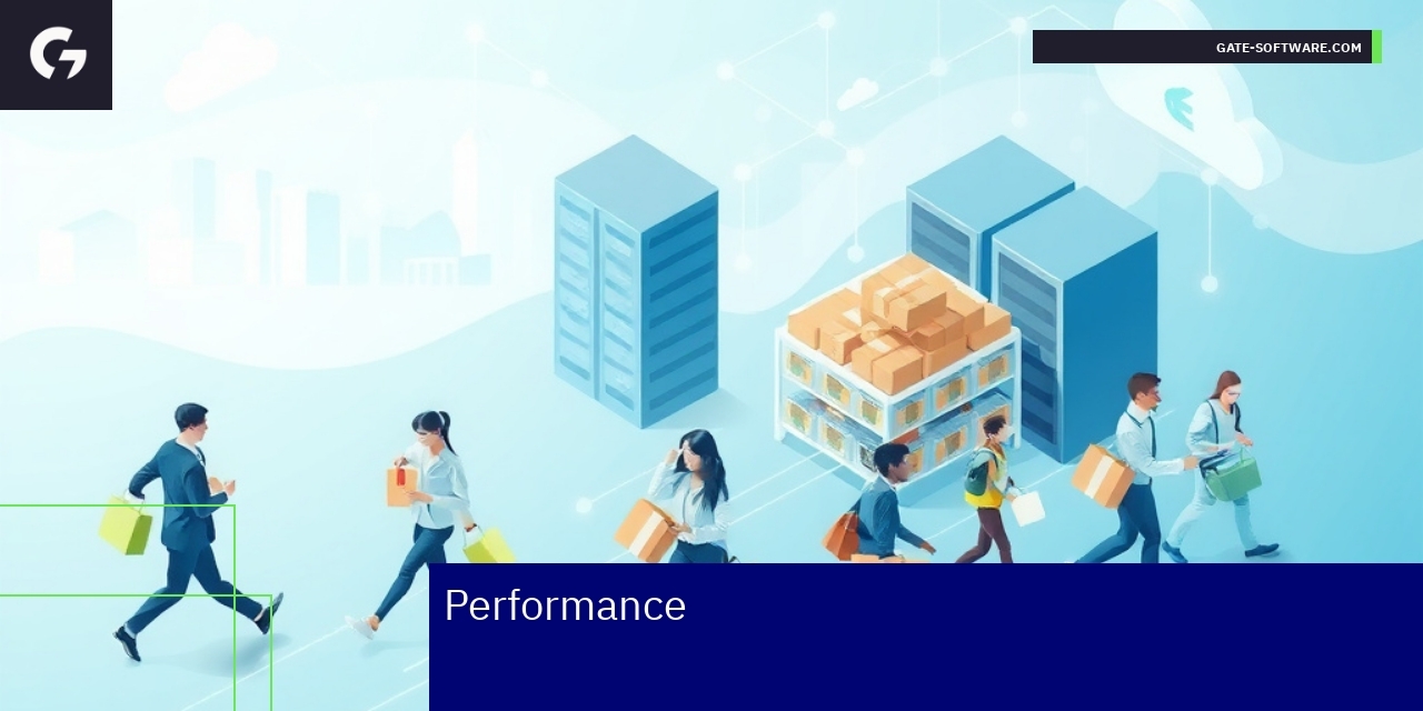 Diagram showing frontend and backend performance