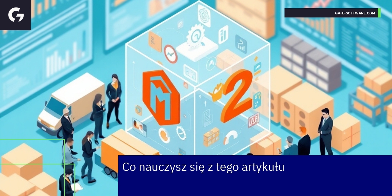 Schemat platformy e-commerce Magento 2 i wykresy kosztów