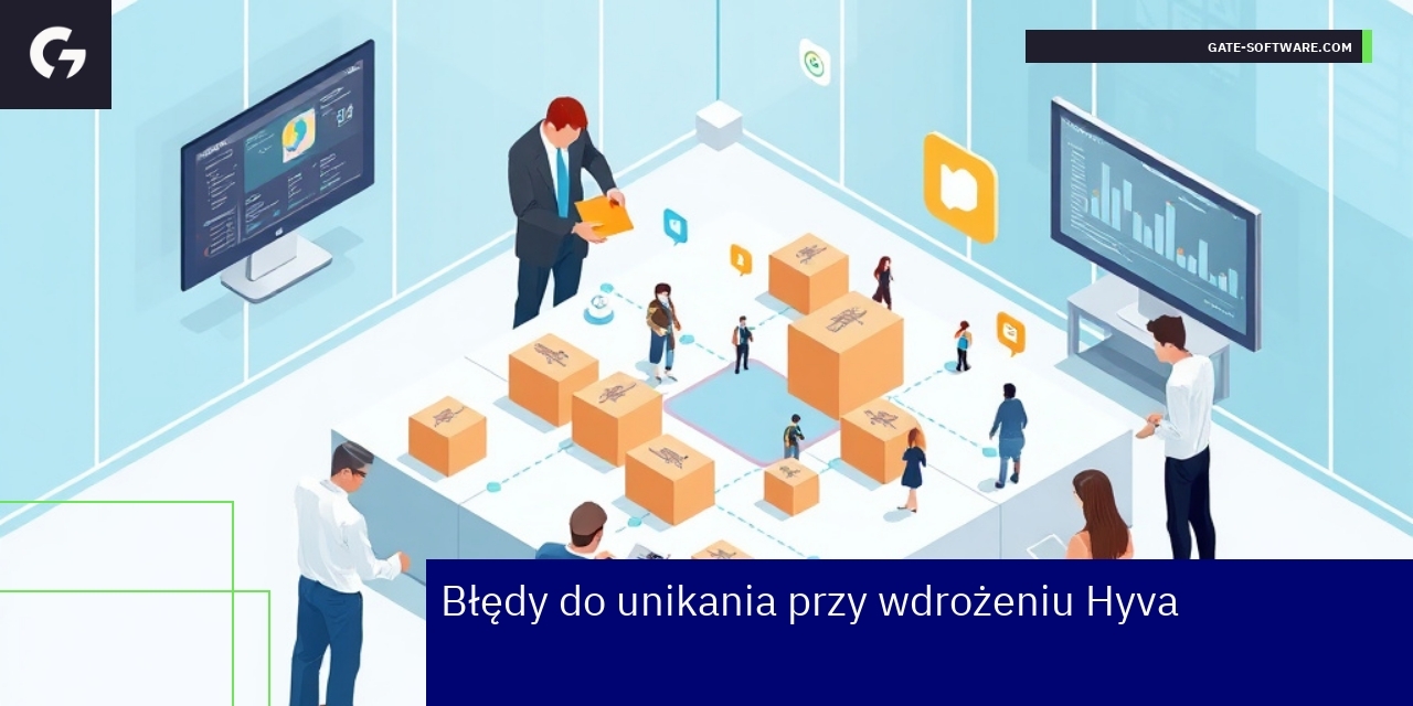 Schemat błędów wdrożenia Hyva w sklepie internetowym