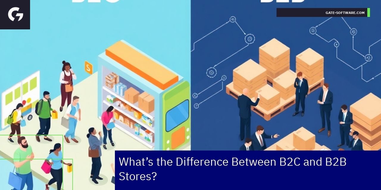 Comparison of B2C and B2B ecommerce features