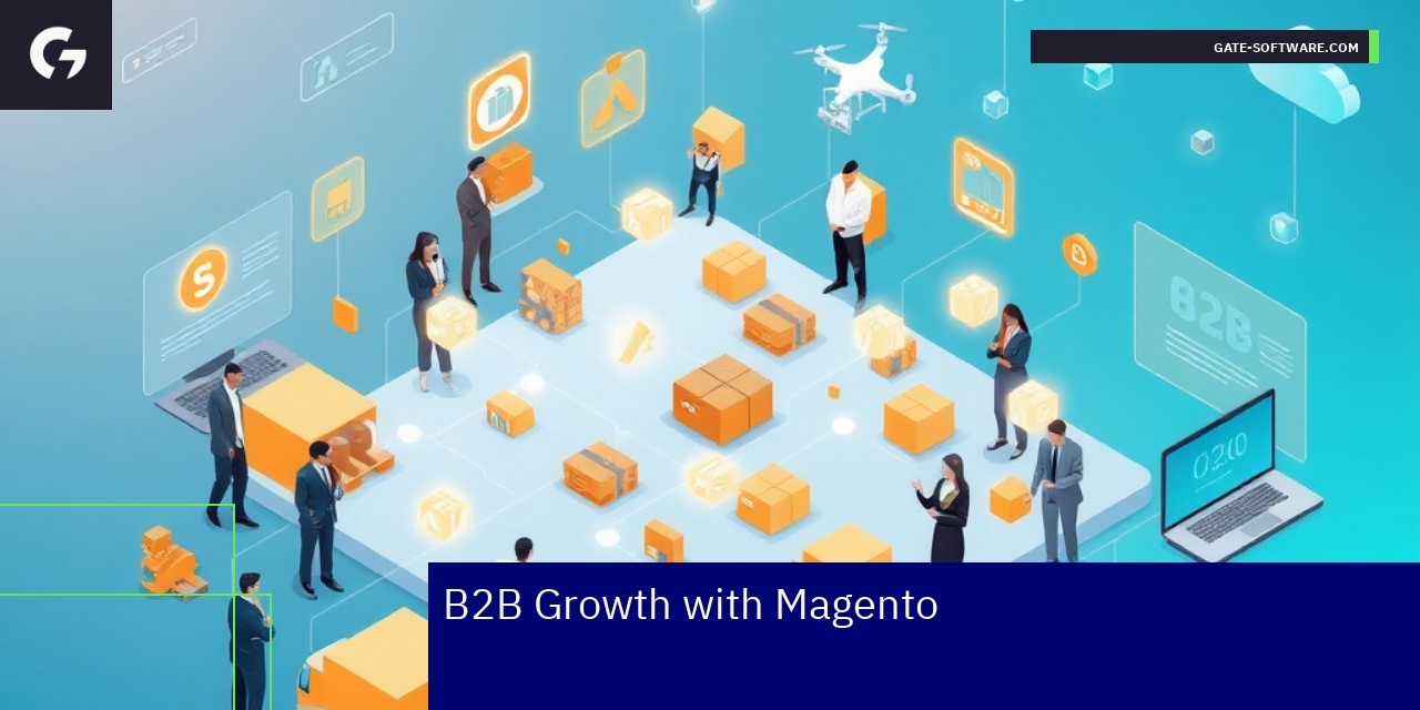 Magento platform supporting B2B growth and maintenance