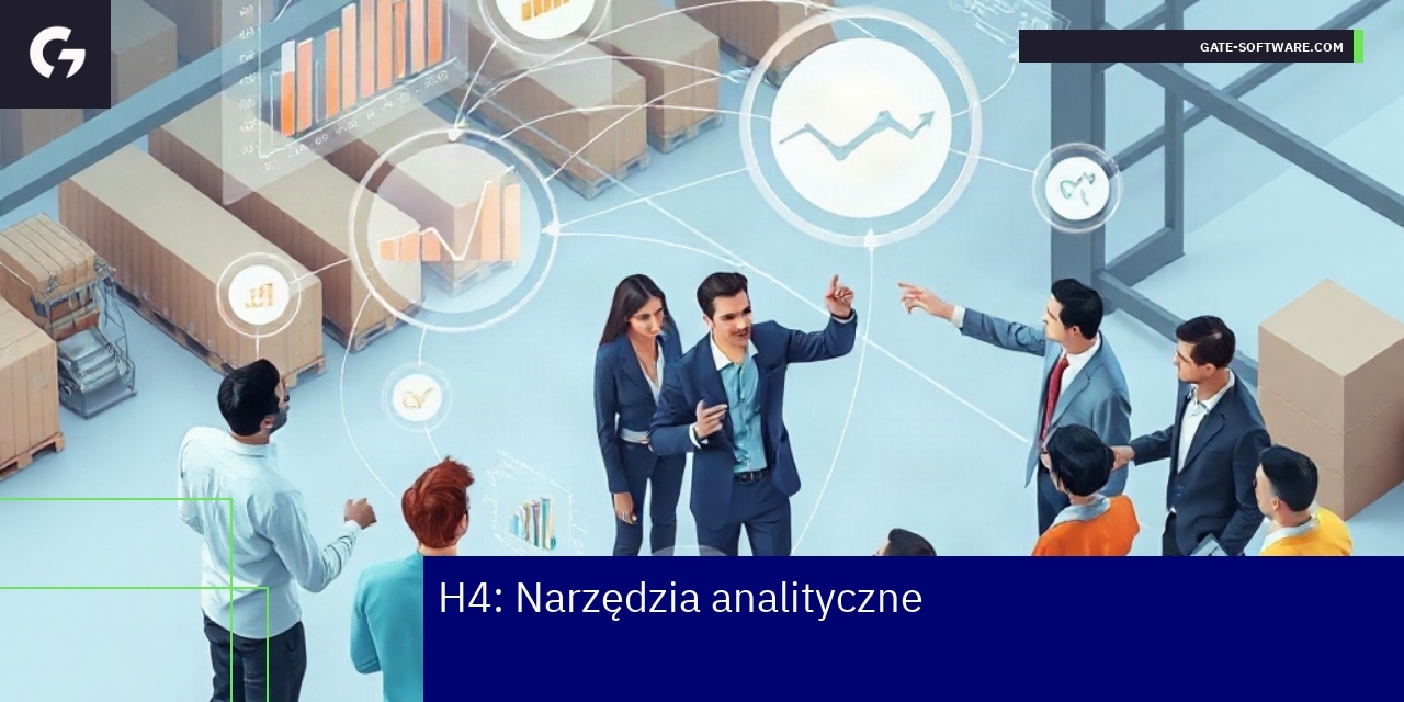 Schemat narzędzi analitycznych i procesów B2B