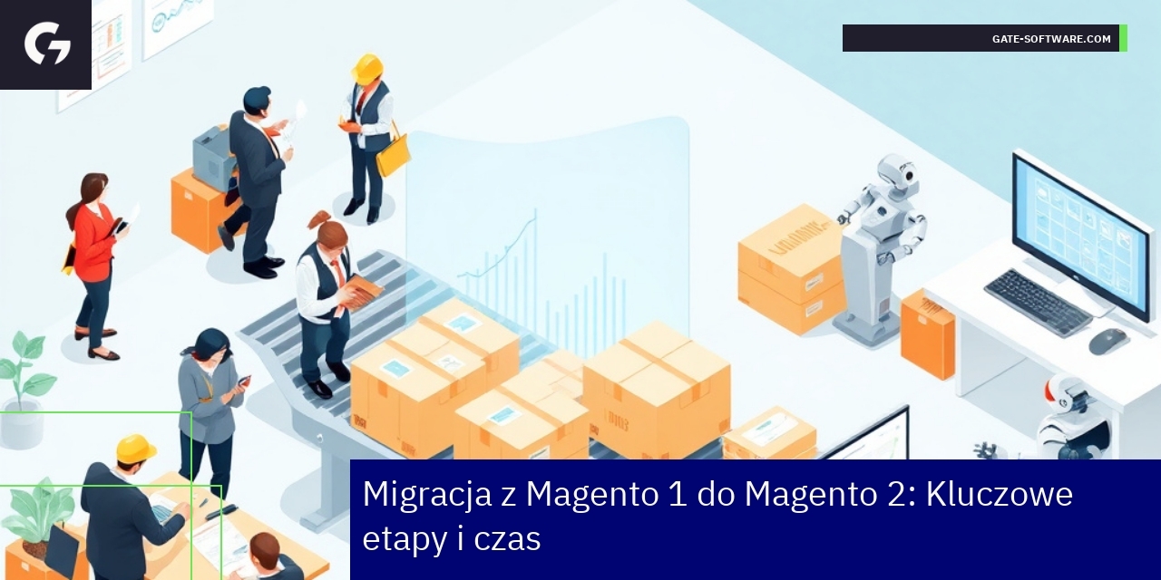Schemat procesu migracji Magento i cyfryzacji sprzedaży