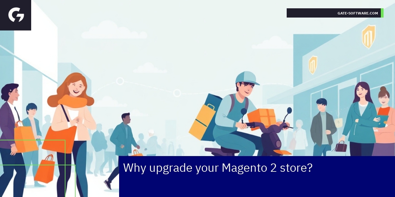Magento 2 upgrade benefits and security icons