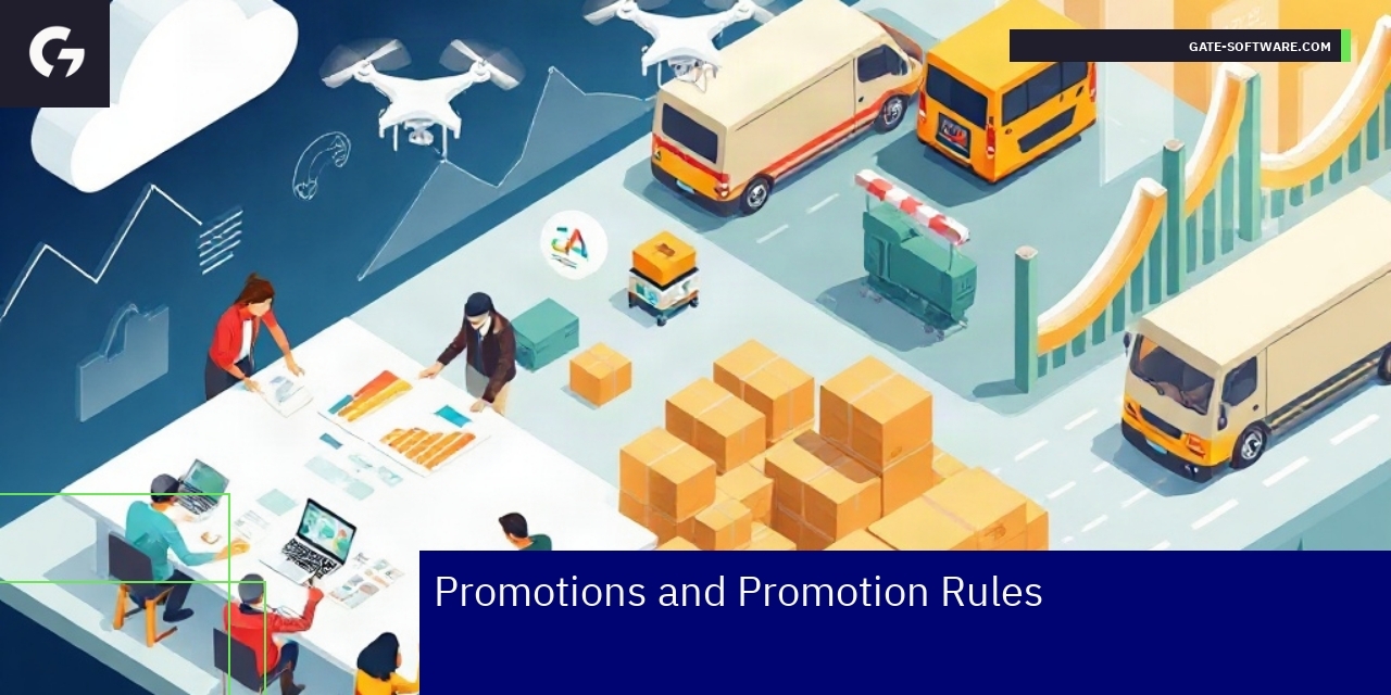 Diagram illustrating promotion process and analysis