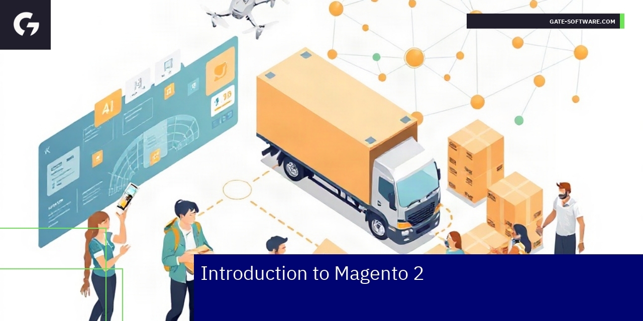 Magento 2 features and benefits illustration