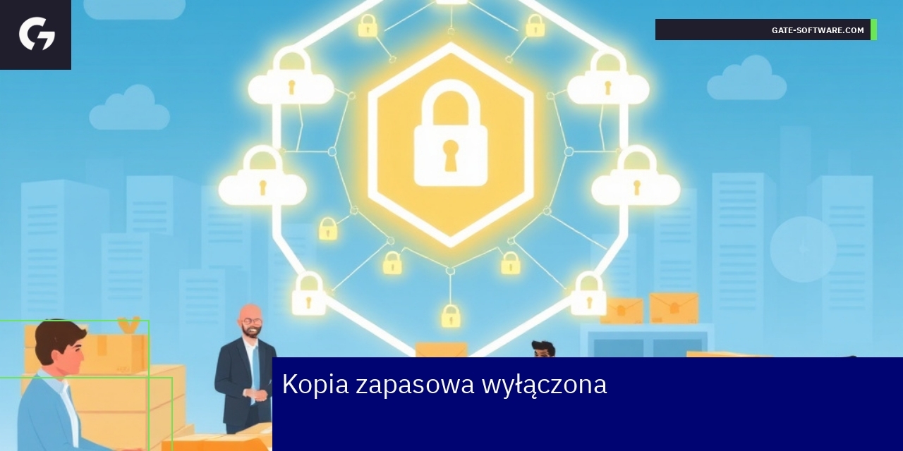 Symbol kopii zapasowej i bezpieczeństwa danych