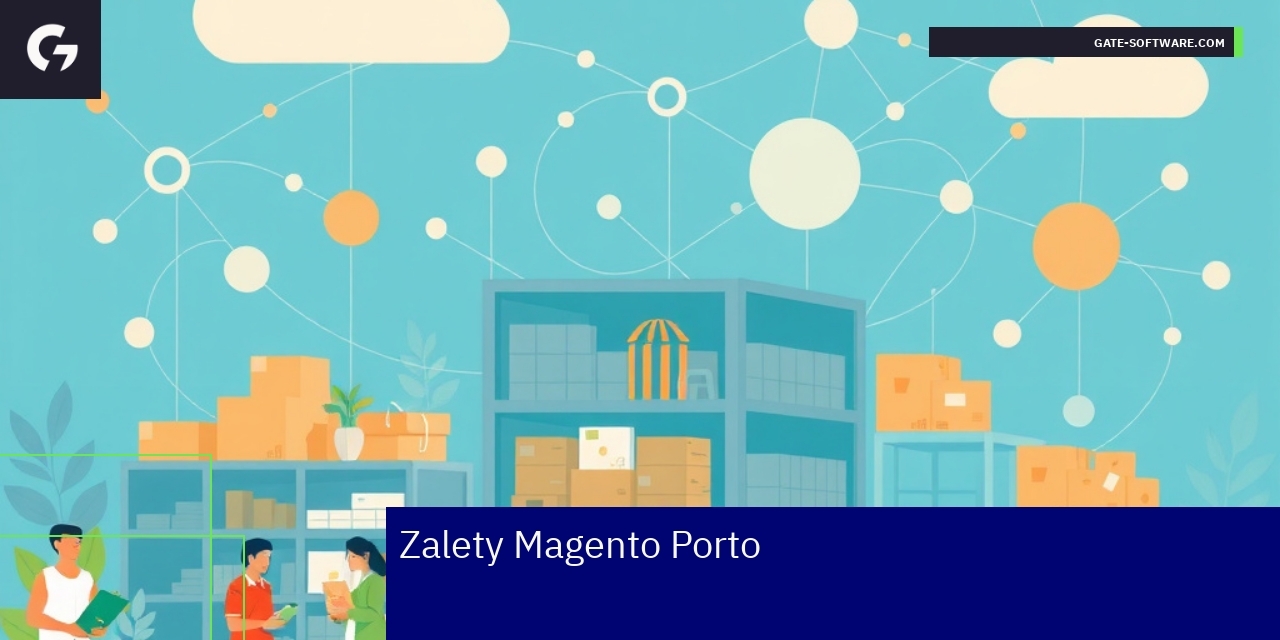 Infografika o motywie Magento Porto i e-commerce