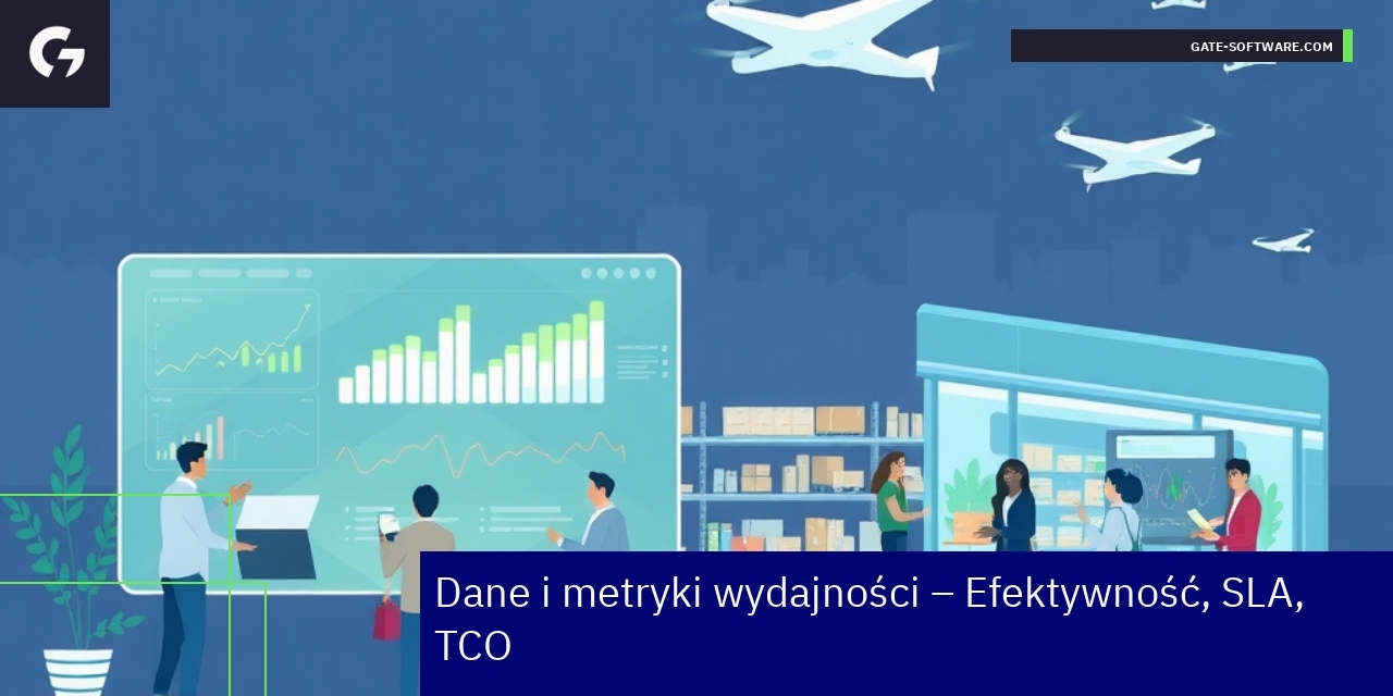 Wykresy i dane efektywności projektów UiR Gate-Software