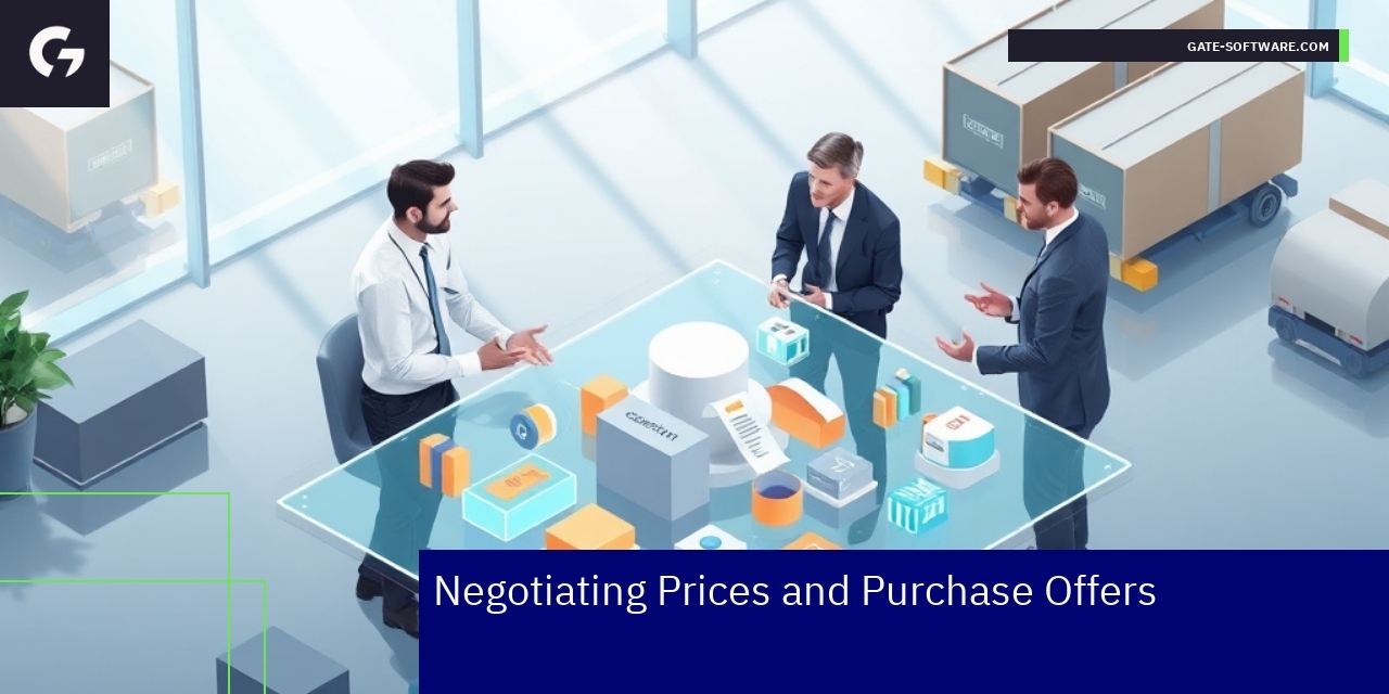 Illustration of dynamic B2B price negotiations