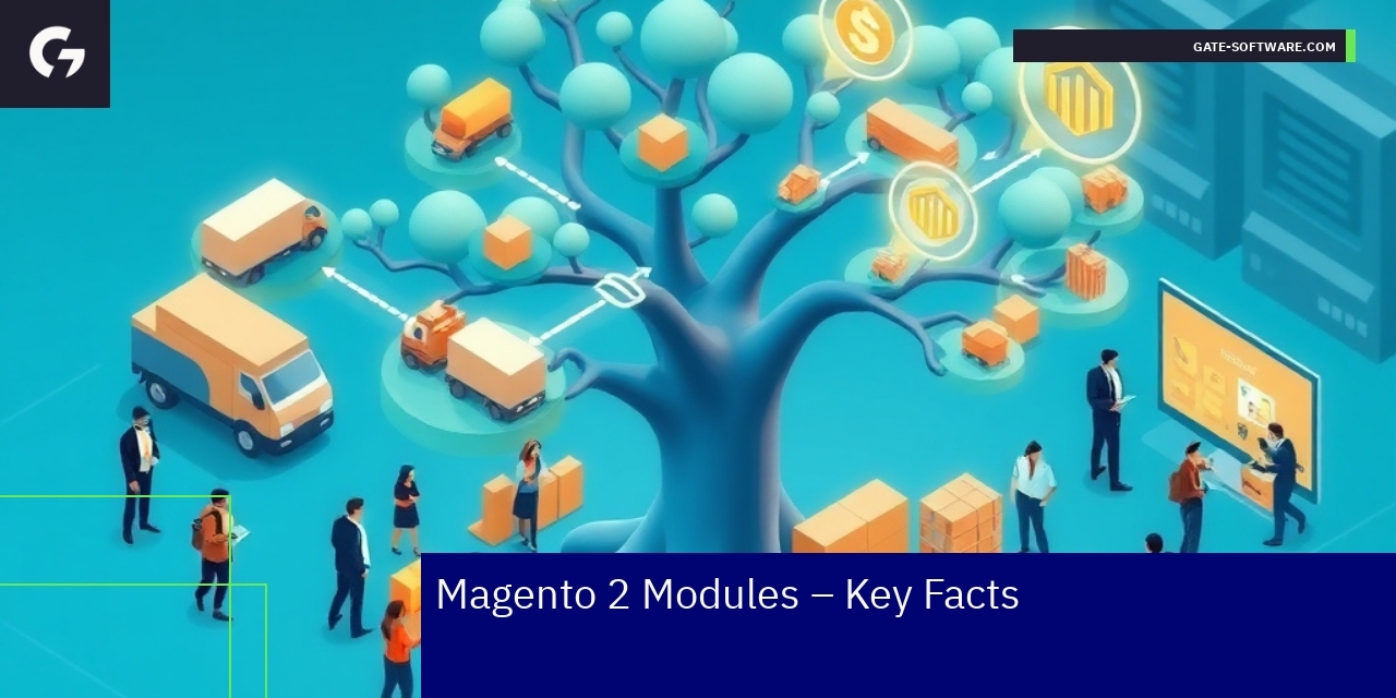 Illustration of Magento 2 modules and integration