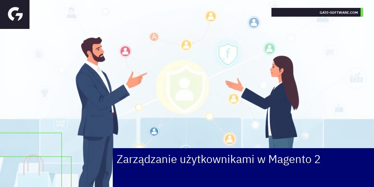 Panel administracyjny zarządzania użytkownikami Magento
