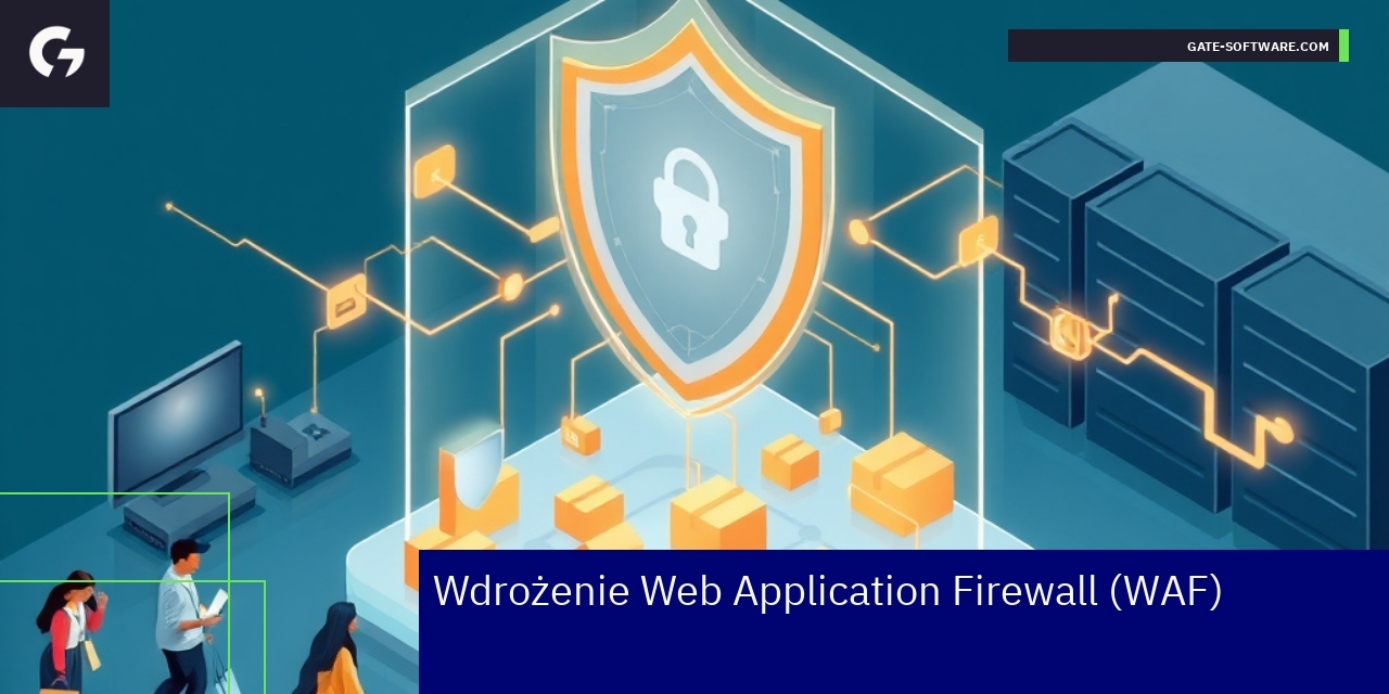 Schemat działania i integracji Web Application Firewall WAF
