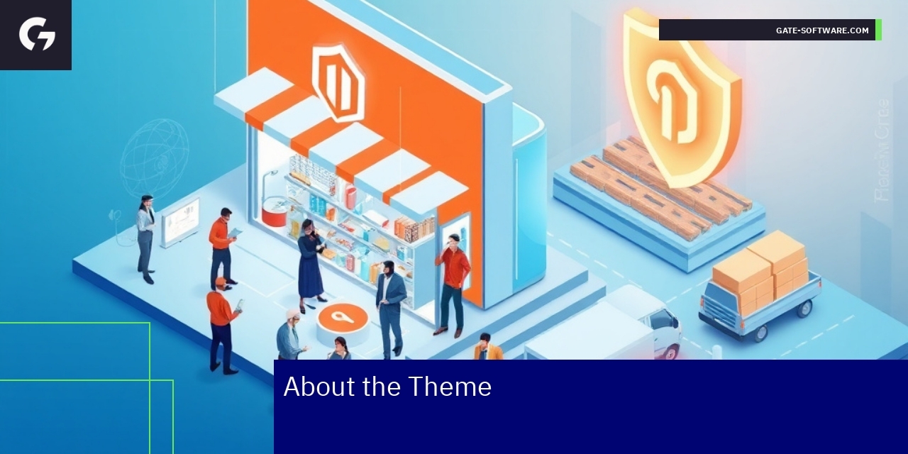 Magento 2 dashboard and secured e-commerce concept